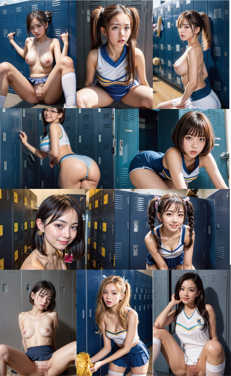 サンプル画像4:【491P】有名JKチアリーディング部全員に強●フ〇ラ！(JJ★Club) [d_309369]