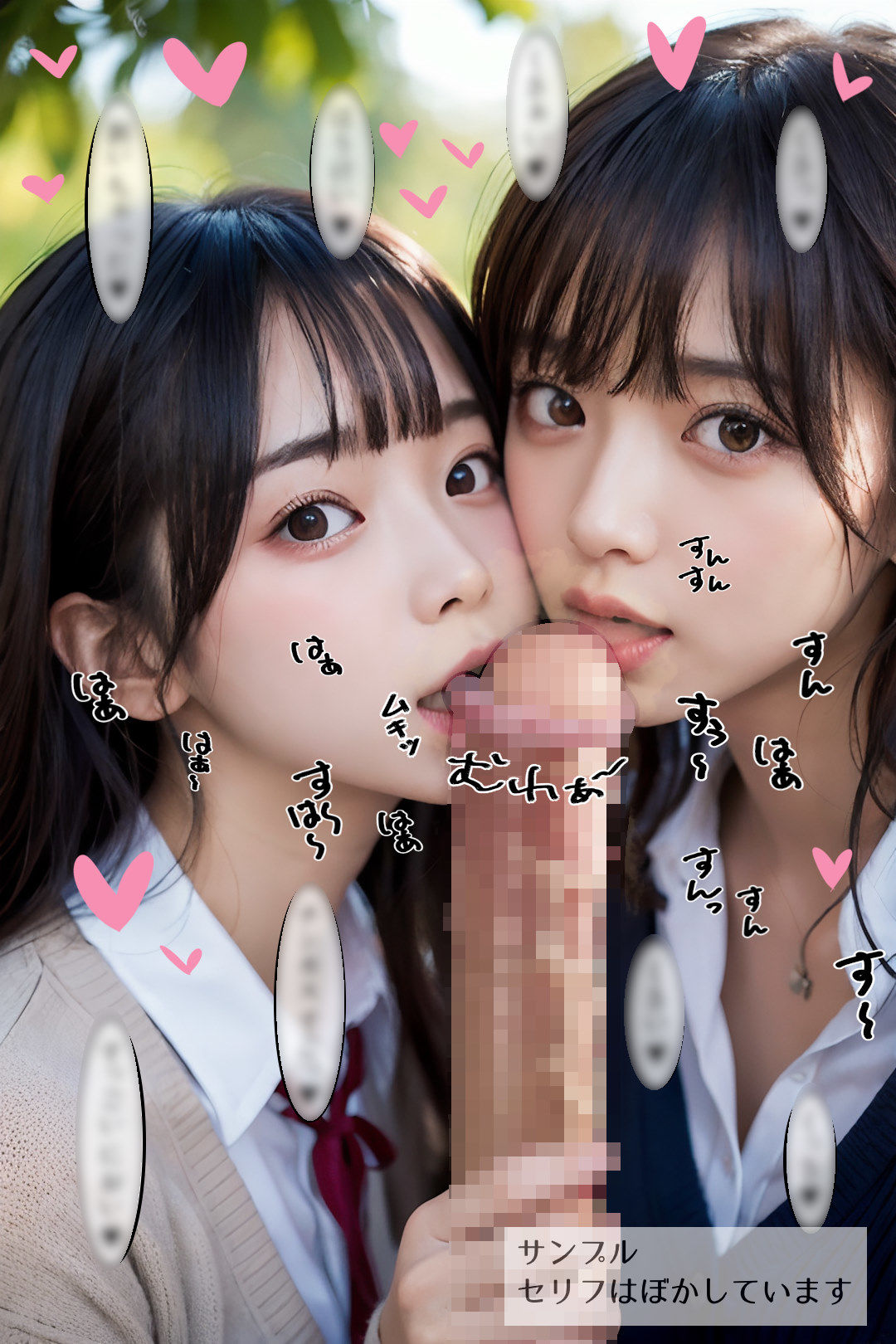 サンプル画像2:おしゃぶりフェラチオガール2 リアル＆女子校生(Trash Glider) [d_309413]