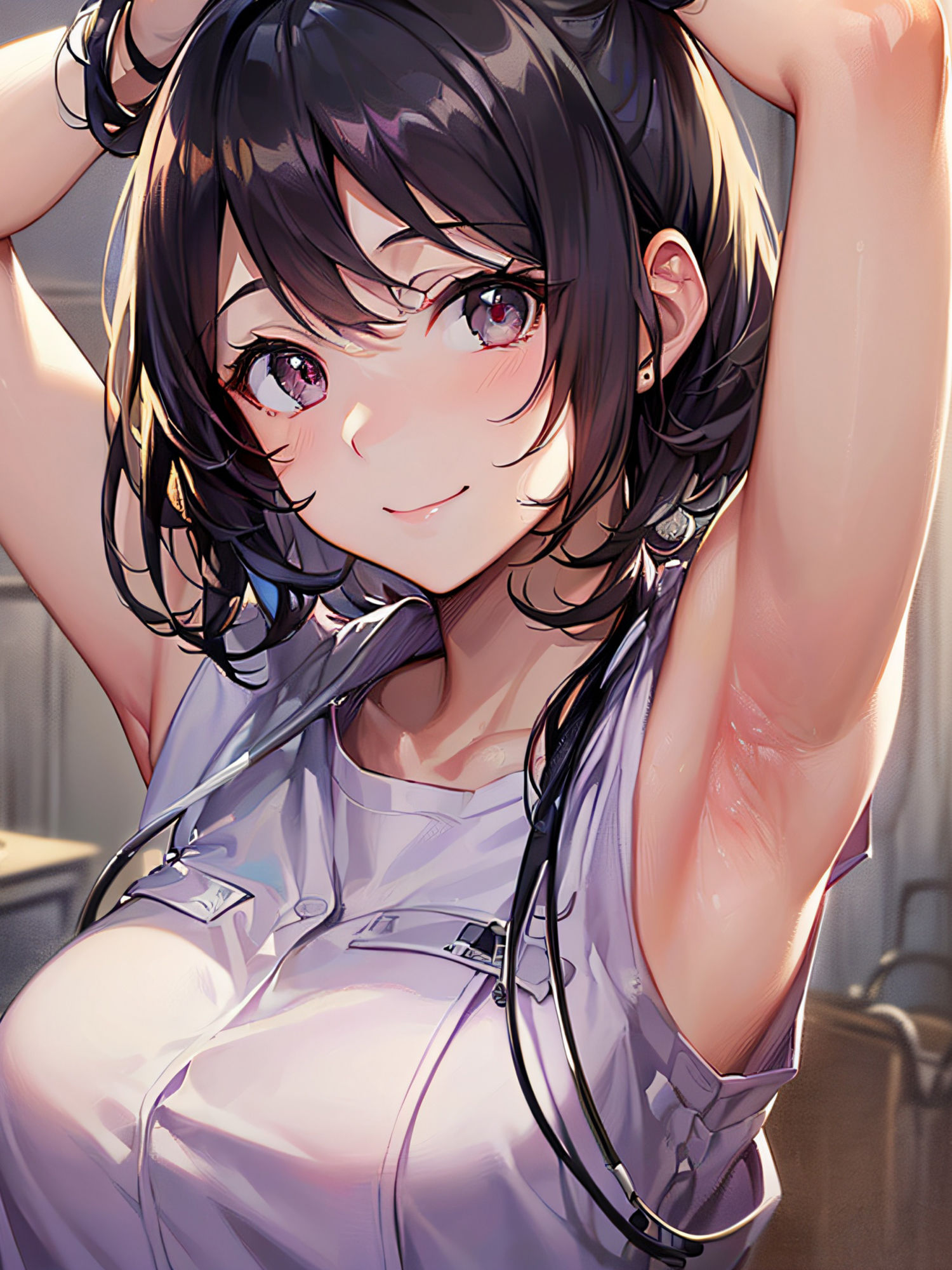 サンプル画像6:新ED治療法！絶対勃起！看護婦さんの腋見せ画像集(senninn) [d_309429]