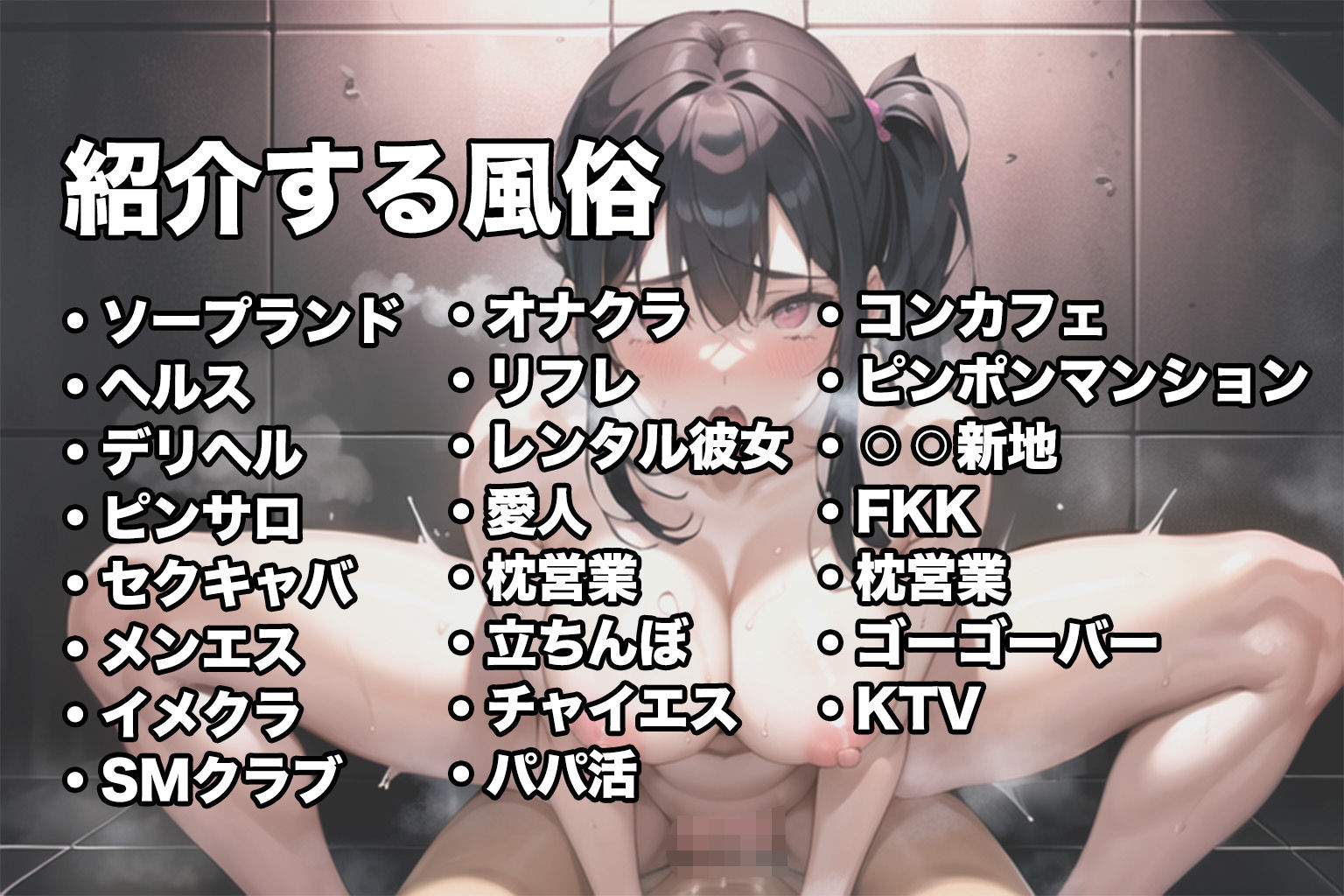 サンプル画像2:【セリフ付】風俗図鑑、はたらく女の子(clubB) [d_309505]