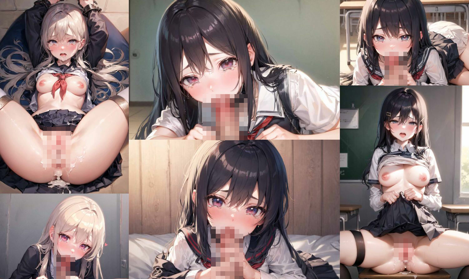 サンプル画像2:便利に使える穴ボコ制服肉便器 vol3(すもぽん) [d_309526]