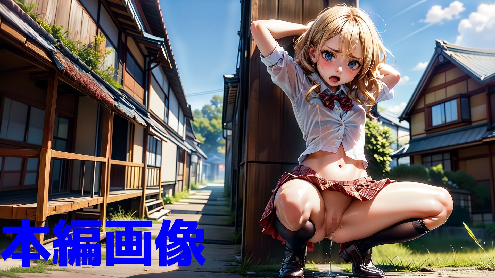 サンプル画像1:【差分なし124枚＋特典R-15画像43枚】エクストリームおしっこ部 2023年10月活動日誌(金柑ファーム) [d_309530]