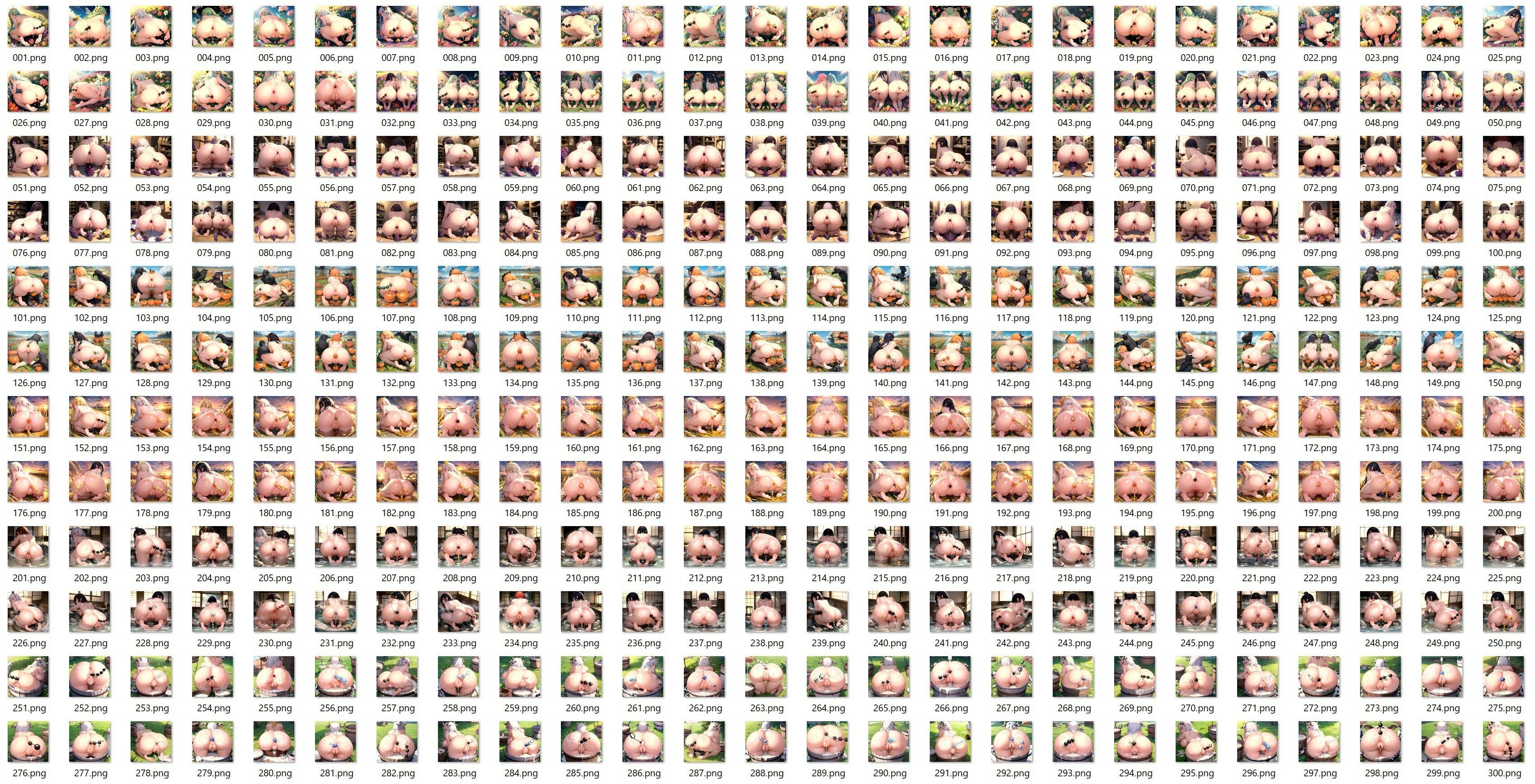 サンプル画像5:『尻玉4』300枚(ひな) [d_309547]