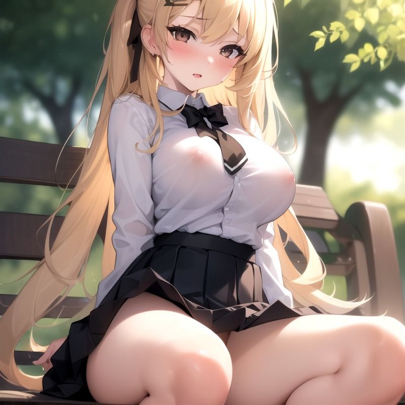 サンプル画像4:いつもノーブラの貞操観念低そうな転校してきた女子校生におっぱい見せてと毎日懇願した結果(スタジオかぐや) [d_309580]