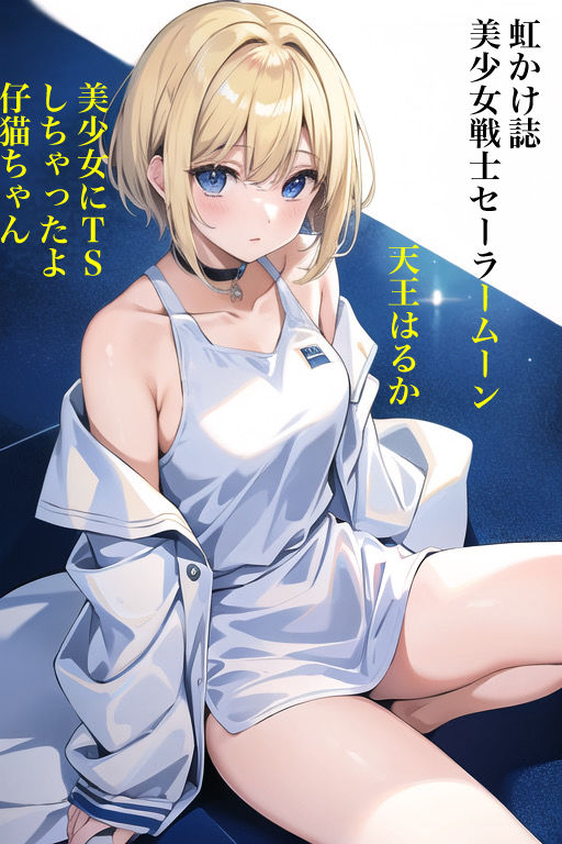 サンプル画像1:虹かけ誌 美少女戦士セーラームーン イラスト集3 天王はるか 美少女にTSしちゃったよ仔猫ちゃん(九情承太郎商店) [d_309590]