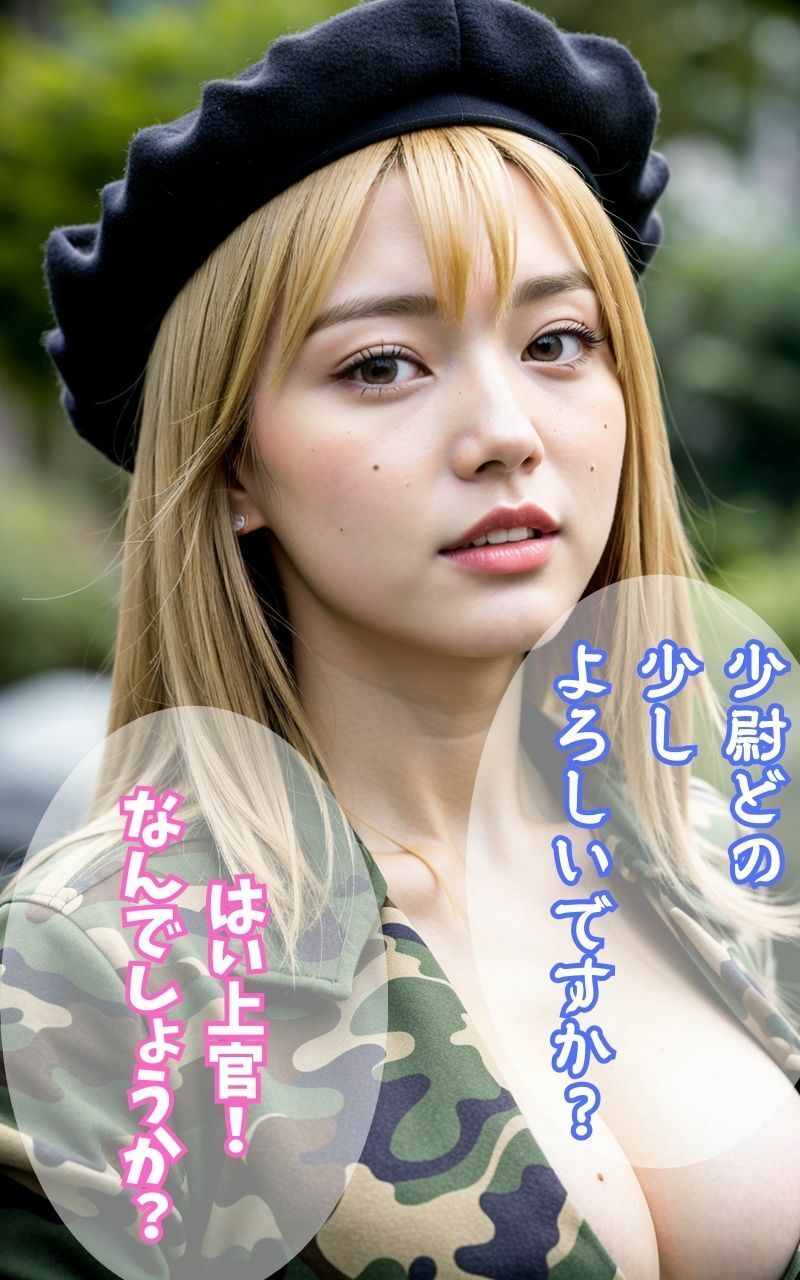 サンプル画像2:上官命令！そこに立って「服」を脱げ！ 〜金髪美人少尉任務失敗編〜(ピクセルリアルラボ) [d_309765]