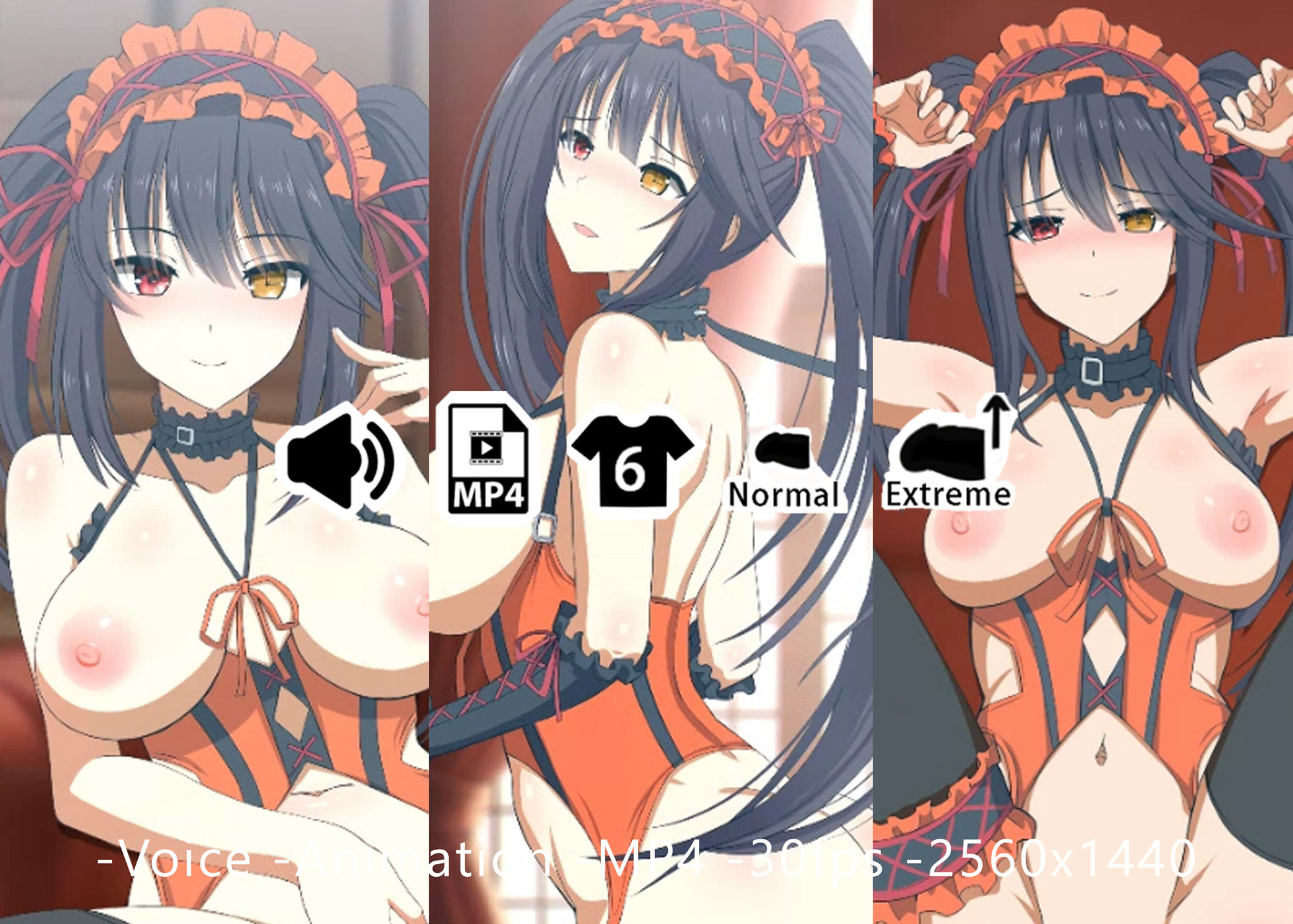 サンプル画像1:狂三 – 同人動画 （ぎんハハ）2023年(ぎんハハ) [d_309807]