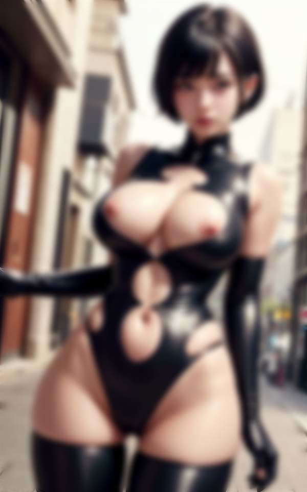 サンプル画像1:丸出しボンデージ 路上露出(激安特価SALE) [d_309819]