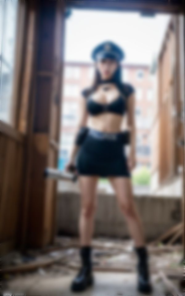 サンプル画像1:変態ポリスが乳だしながら巡回100人〜世界平和〜(乳大好き倶楽部) [d_309883]