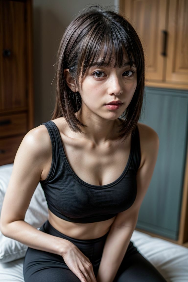 サンプル画像1:同棲中のバンド好き彼女とライブに行く休日(ムネキュンAI妄想) [d_309885]