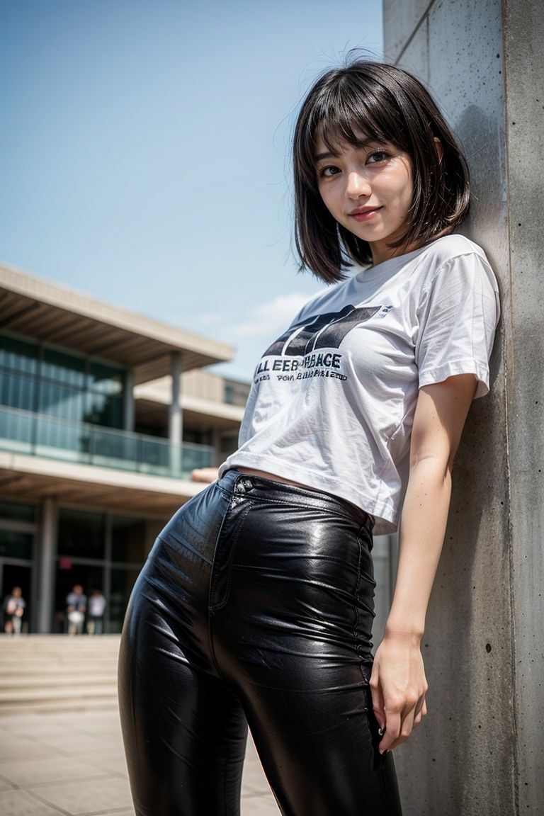 サンプル画像4:同棲中のバンド好き彼女とライブに行く休日(ムネキュンAI妄想) [d_309885]