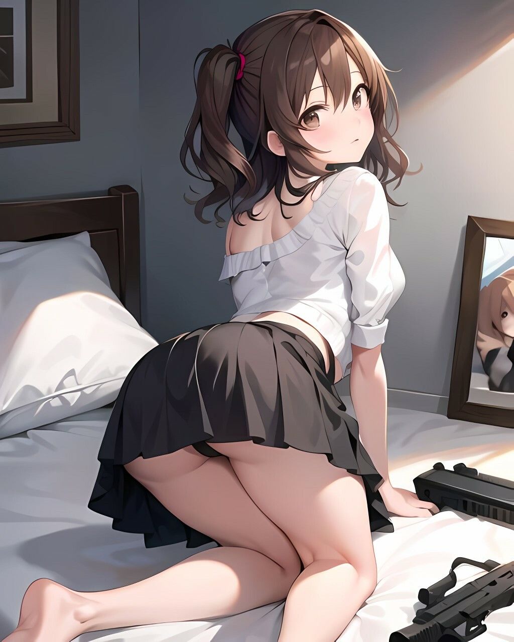 サンプル画像2:「部屋おしり」〜彼女と別れたとたん妹が俺の部屋で探し物をはじめた件(あいまいクリエイト) [d_309923]