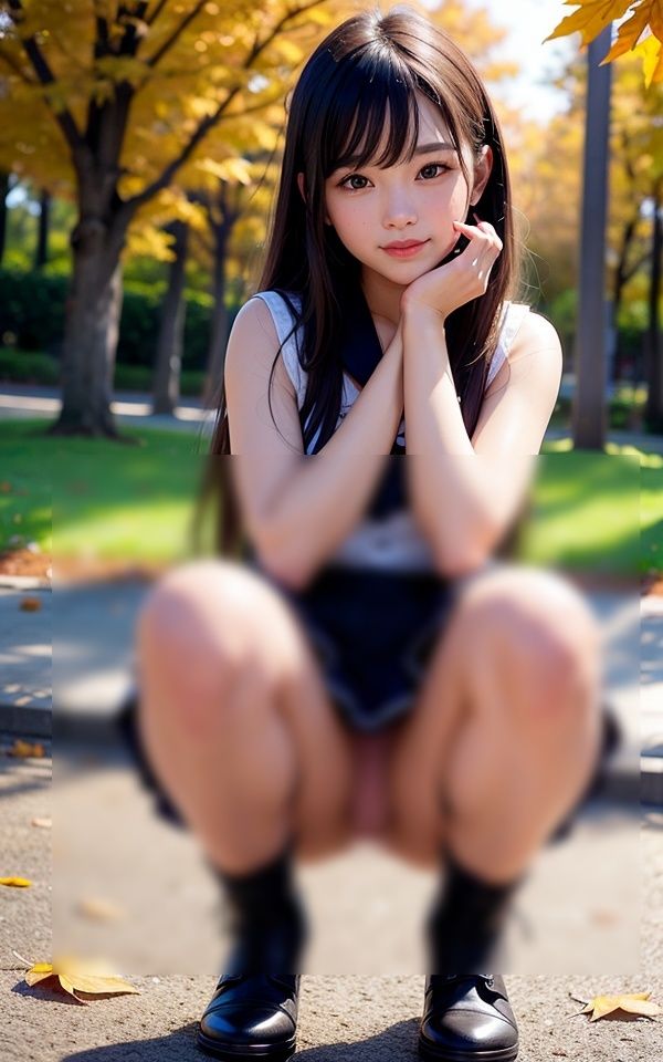 サンプル画像2:紅葉狩りパンチラ集(スタジオフェチ) [d_309971]