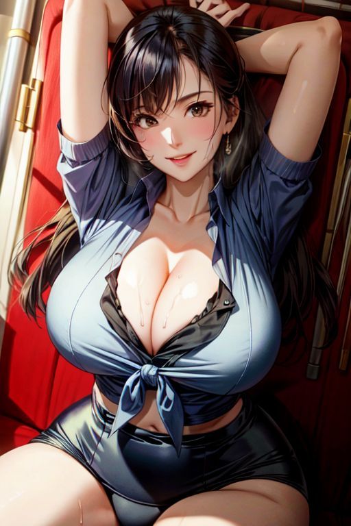 サンプル画像6:爆乳AI働く女1(AI出版) [d_309980]