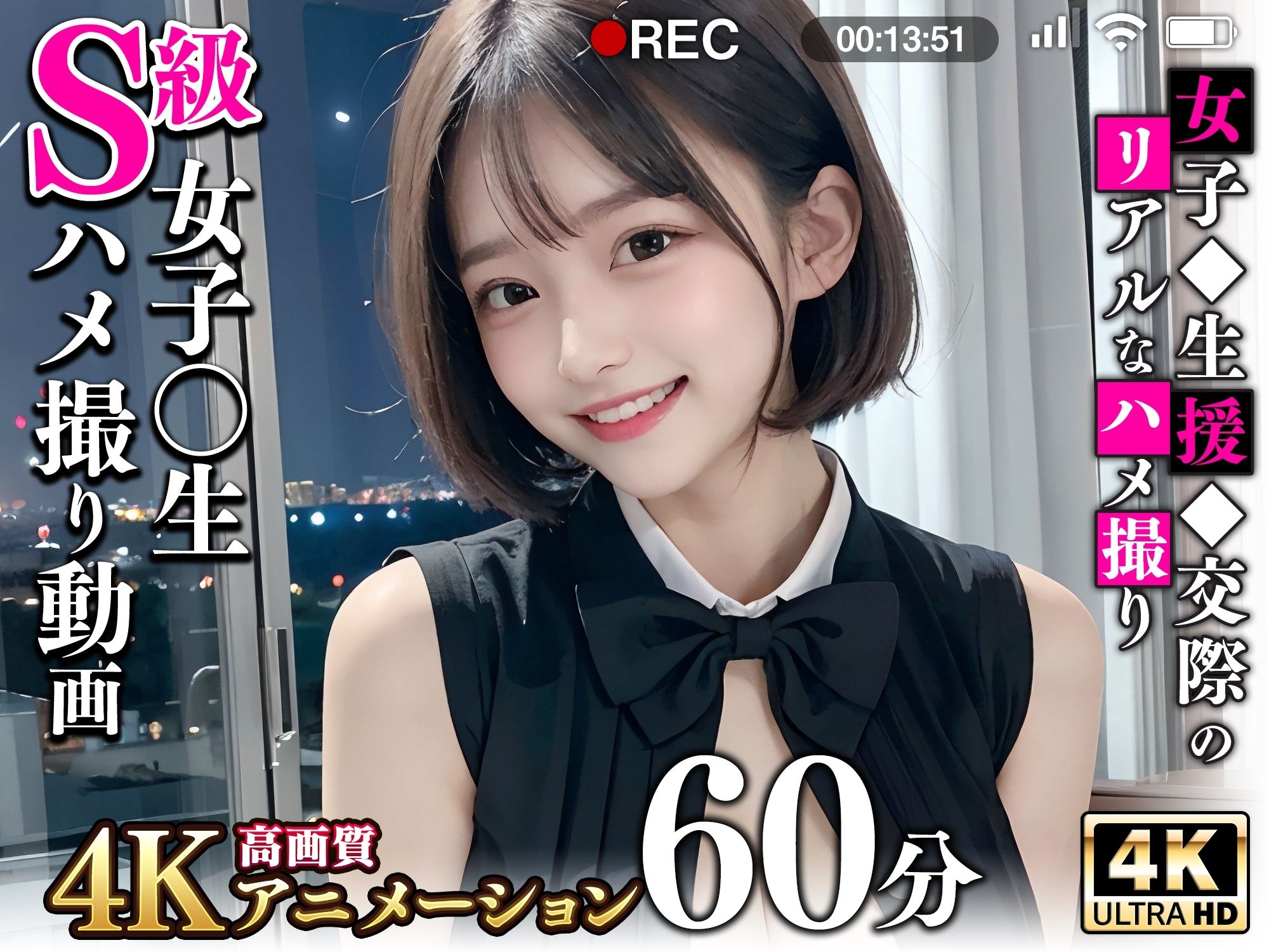 サンプル画像1:【4K高画質アニメ】S級女子◯生ハメ撮り動画(AIアクションズ) [d_309992]