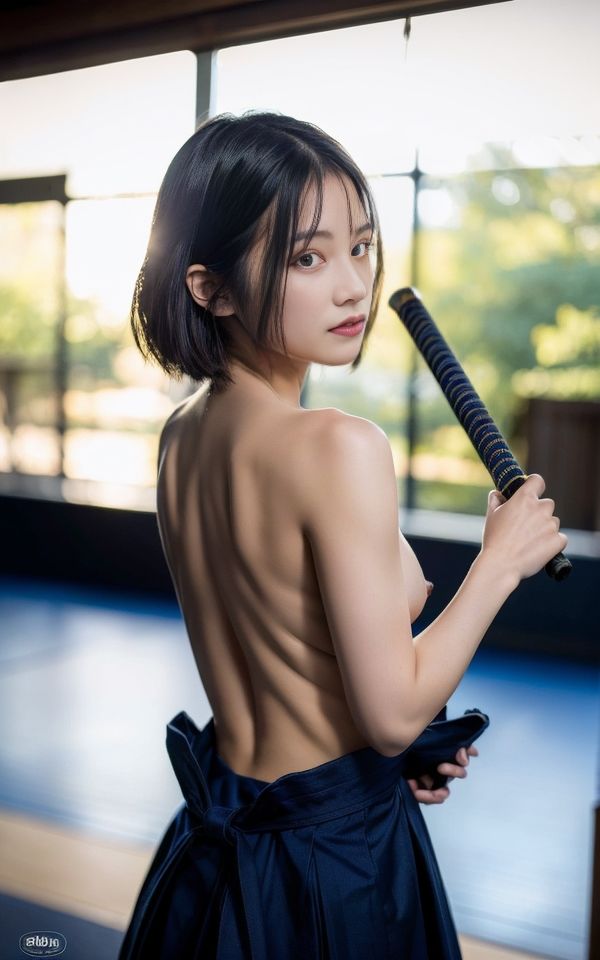 サンプル画像1:剣道 清楚少女(PornAI) [d_310048]