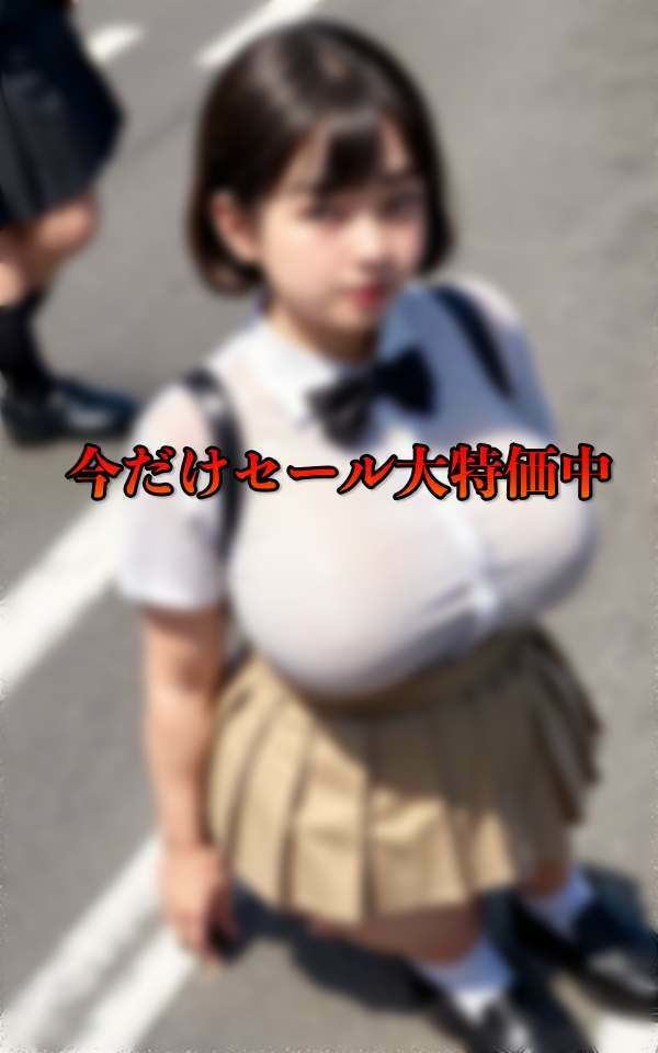 サンプル画像4:ノーブラ爆乳ぽっちゃり美女と街中デート(グラビア館) [d_310170]