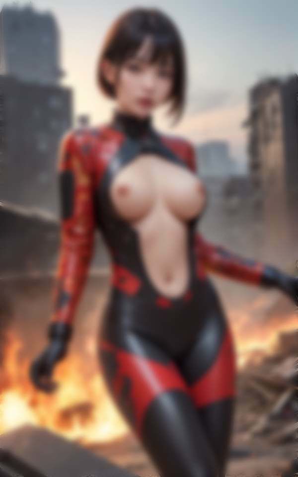 サンプル画像1:戦う変身ヒロインのグラビア集(高画質グラビア写真集) [d_310171]