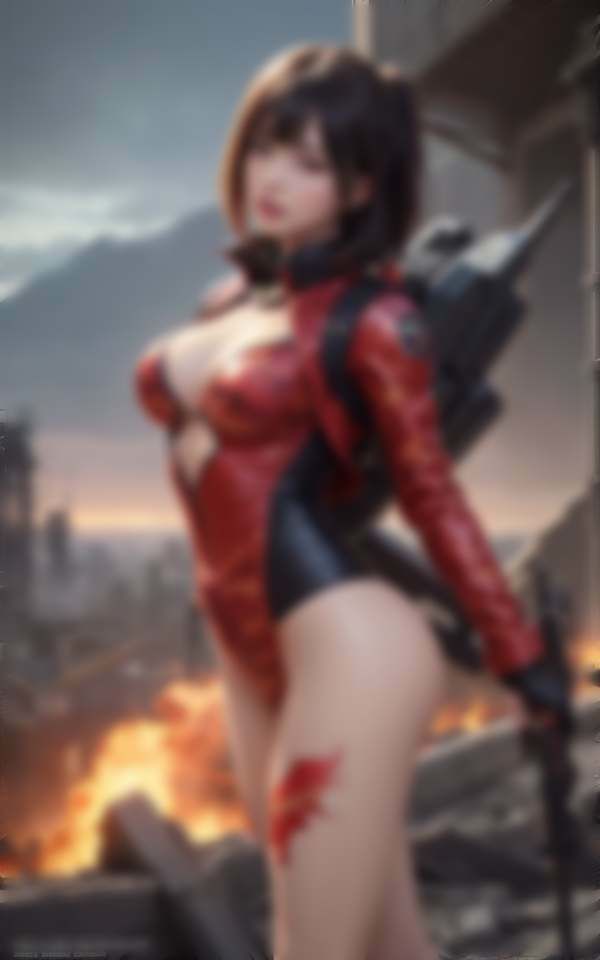 サンプル画像2:戦う変身ヒロインのグラビア集(高画質グラビア写真集) [d_310171]