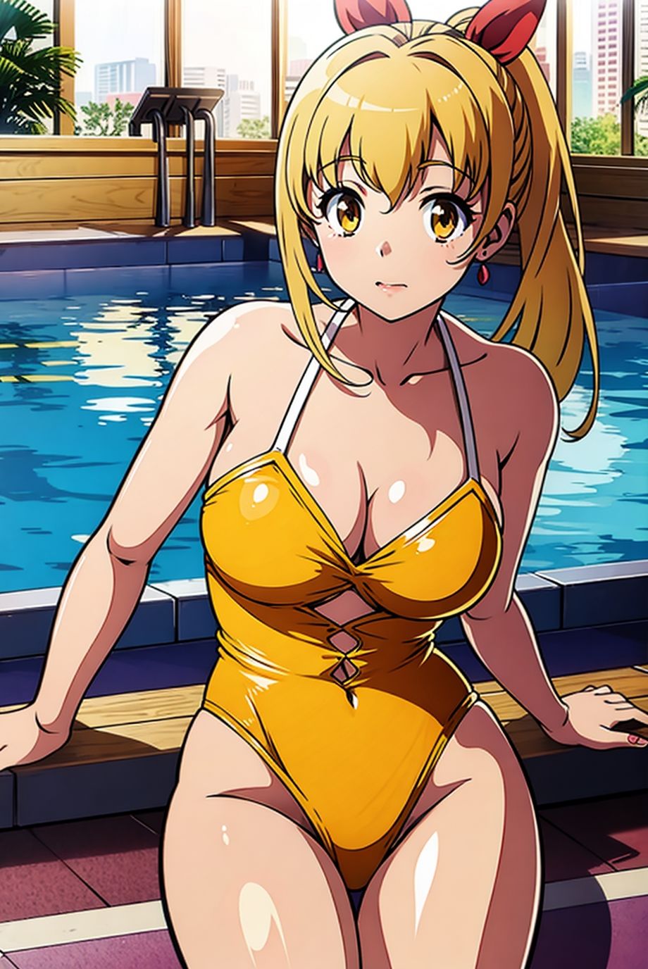 サンプル画像1:マ◯ンちゃん水泳教室で犯●れる(アニメパン) [d_310190]