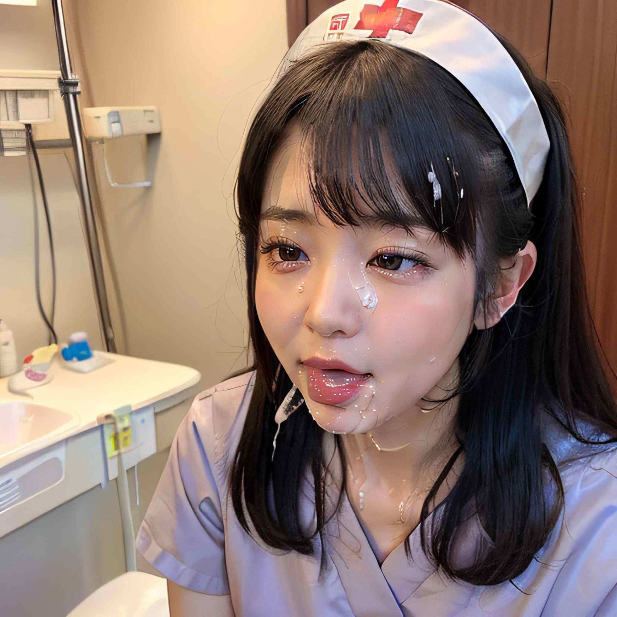 サンプル画像3:男の夢を叶えるシリーズ 〜淫乱ナースの禁断のリハビリ！？〜(Pretty Sushi Girls) [d_310270]