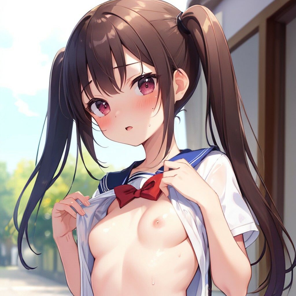 サンプル画像2:微乳なツインテールさん(ほげふが) [d_310287]