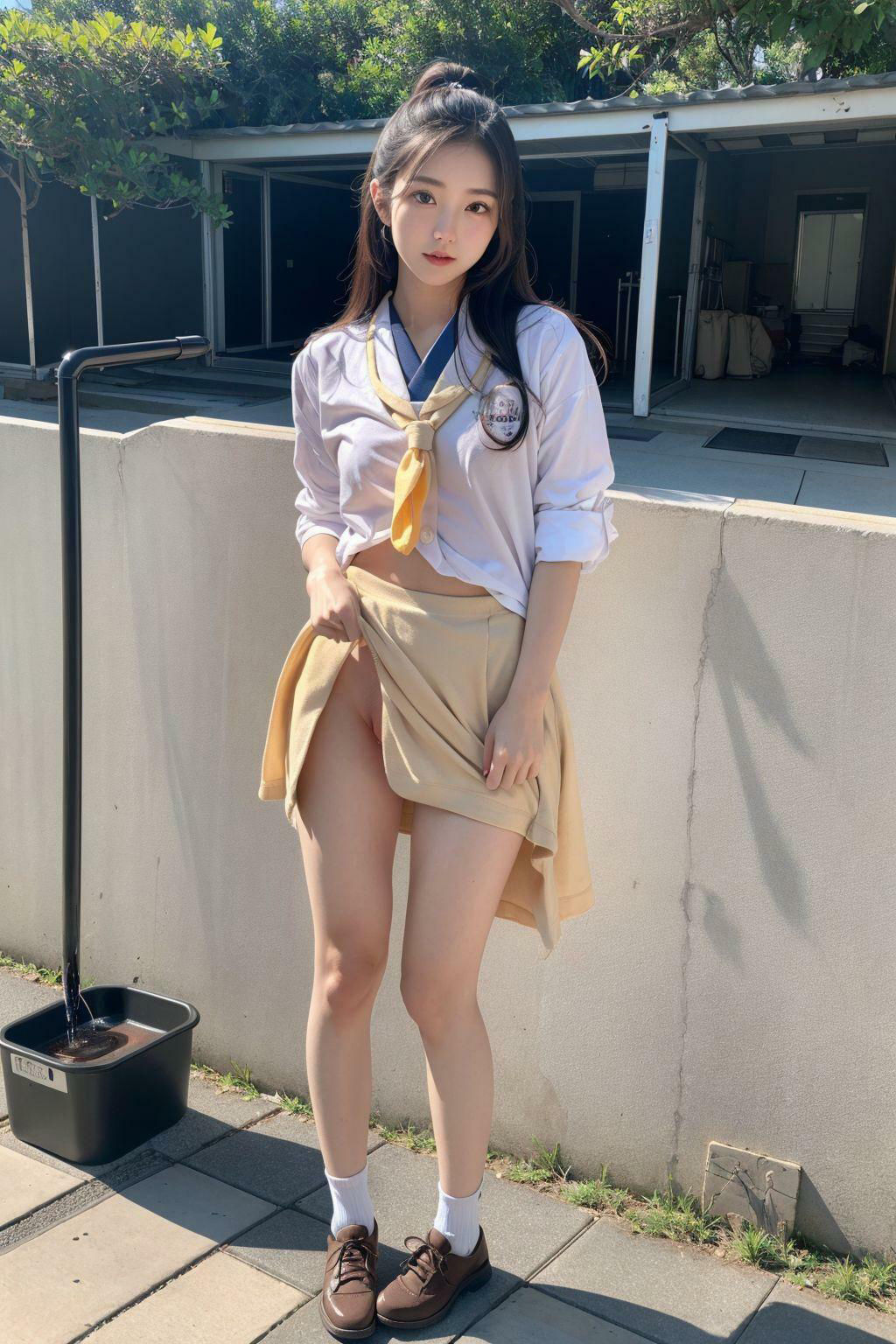 サンプル画像1:お漏らし日和(無限想像工房) [d_310313]