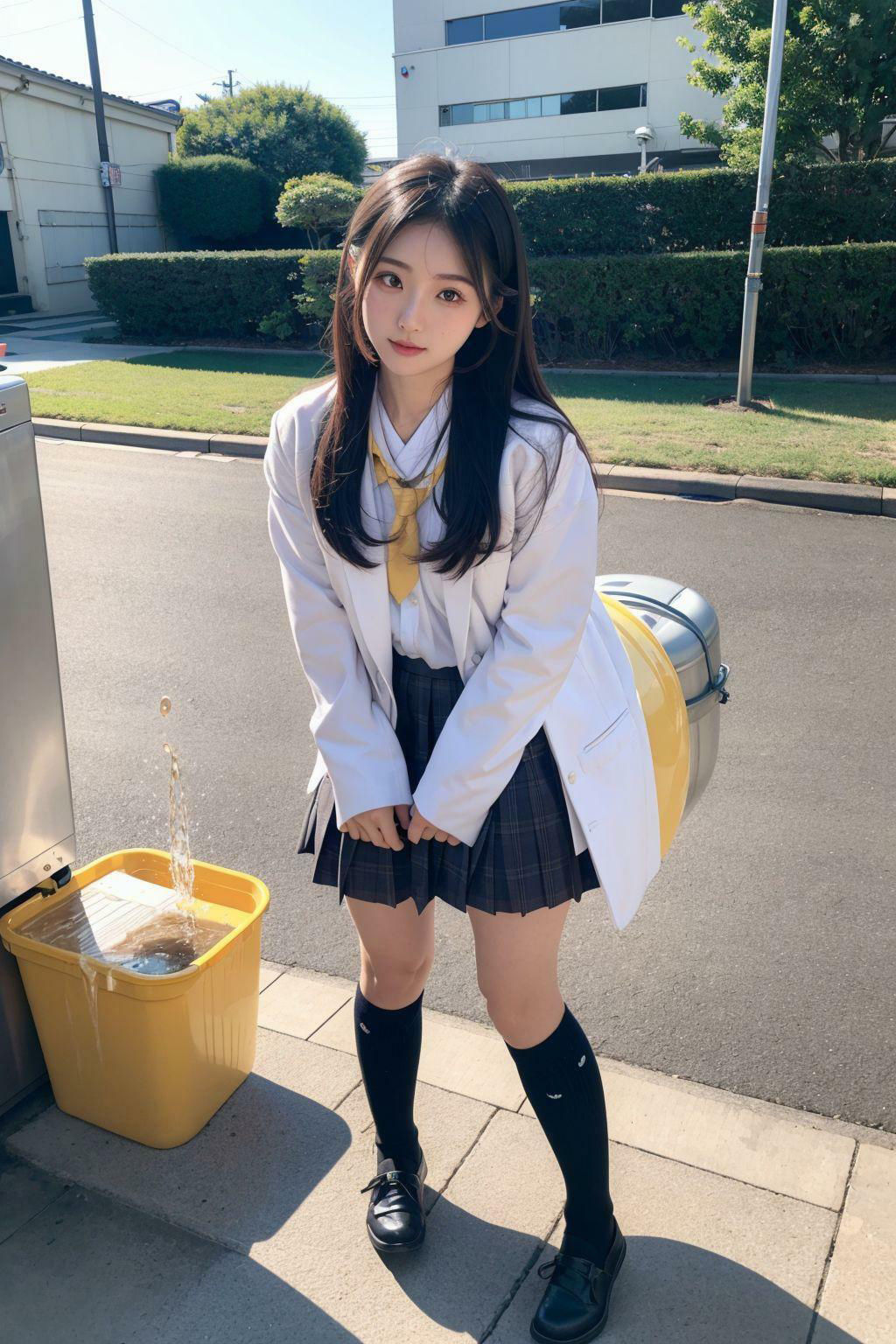 サンプル画像2:お漏らし日和(無限想像工房) [d_310313]