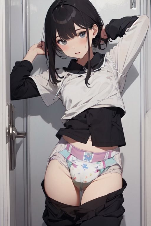 サンプル画像3:おむつAIイラスト10月分(金色狐) [d_310321]