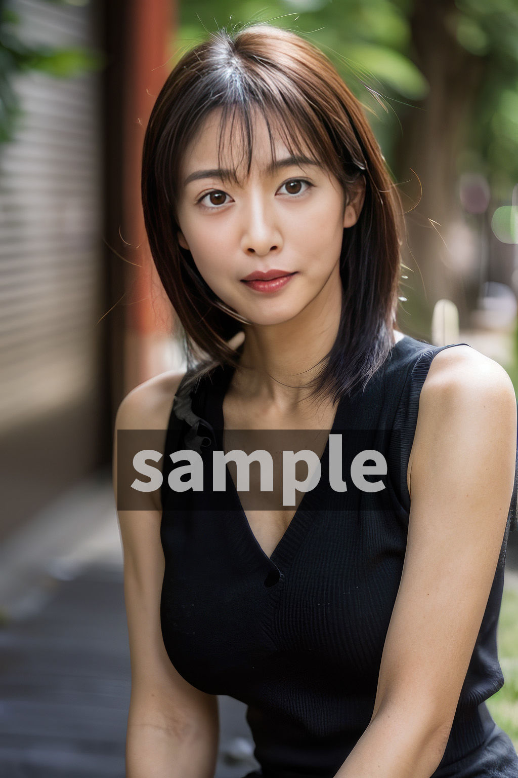 サンプル画像1:公園チ◯ポ舐めおばさん(熟女維新の会) [d_310335]