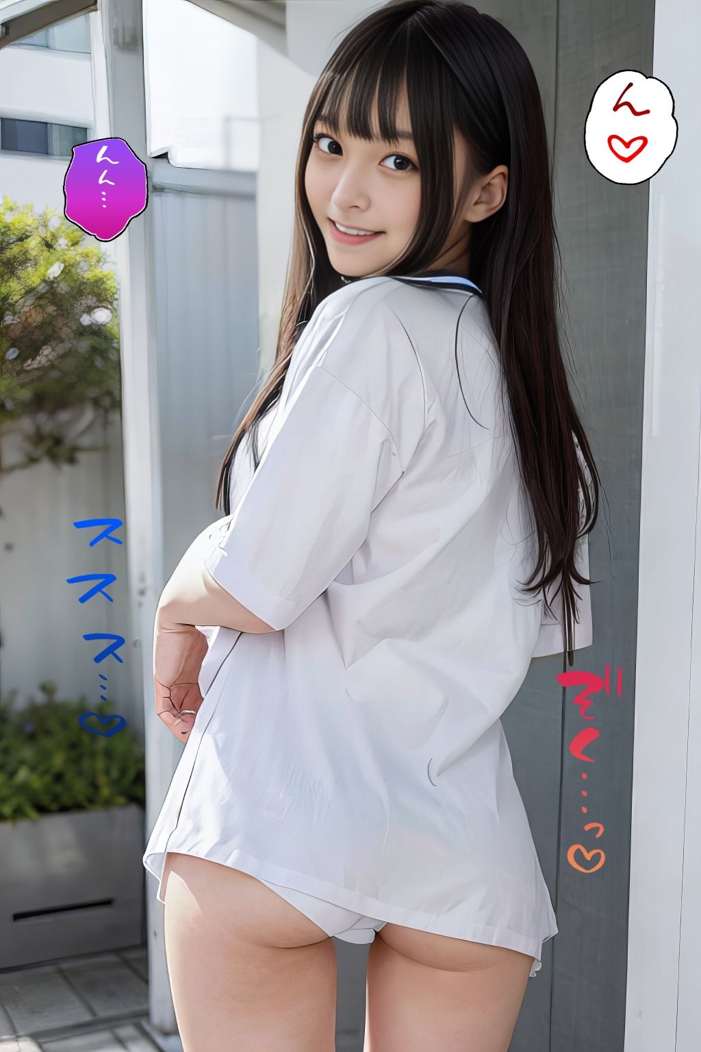 サンプル画像3:中出しあえぐ黒髪少女(大和一族) [d_310508]