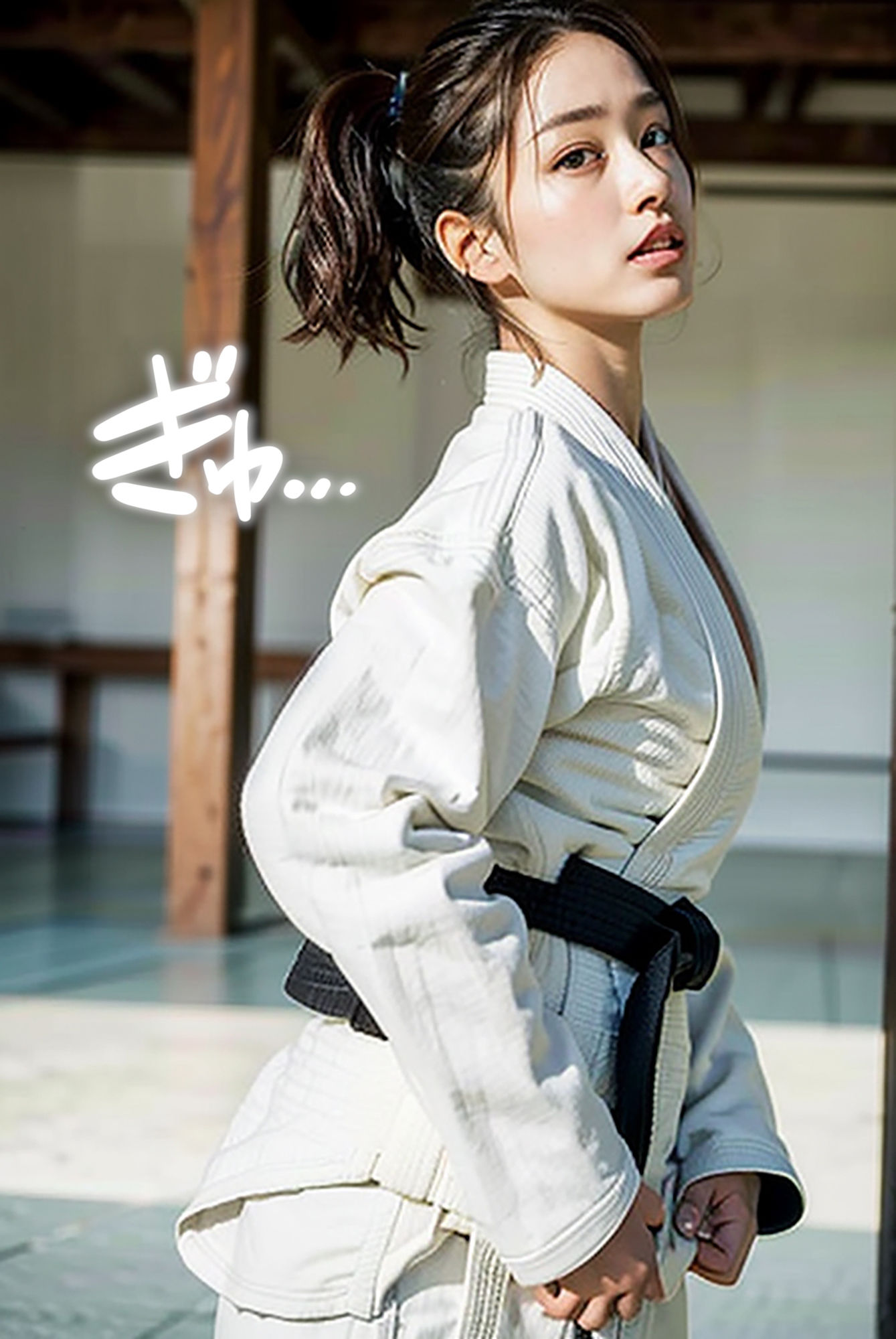 サンプル画像1:女柔道家、畳の上での情事〜柔よく剛を制されちゃった〜(妄想グラビア出版) [d_310652]