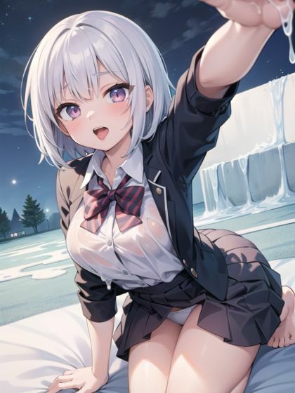 サンプル画像1:催●美女JKの野外プレイ(梵天) [d_310661]