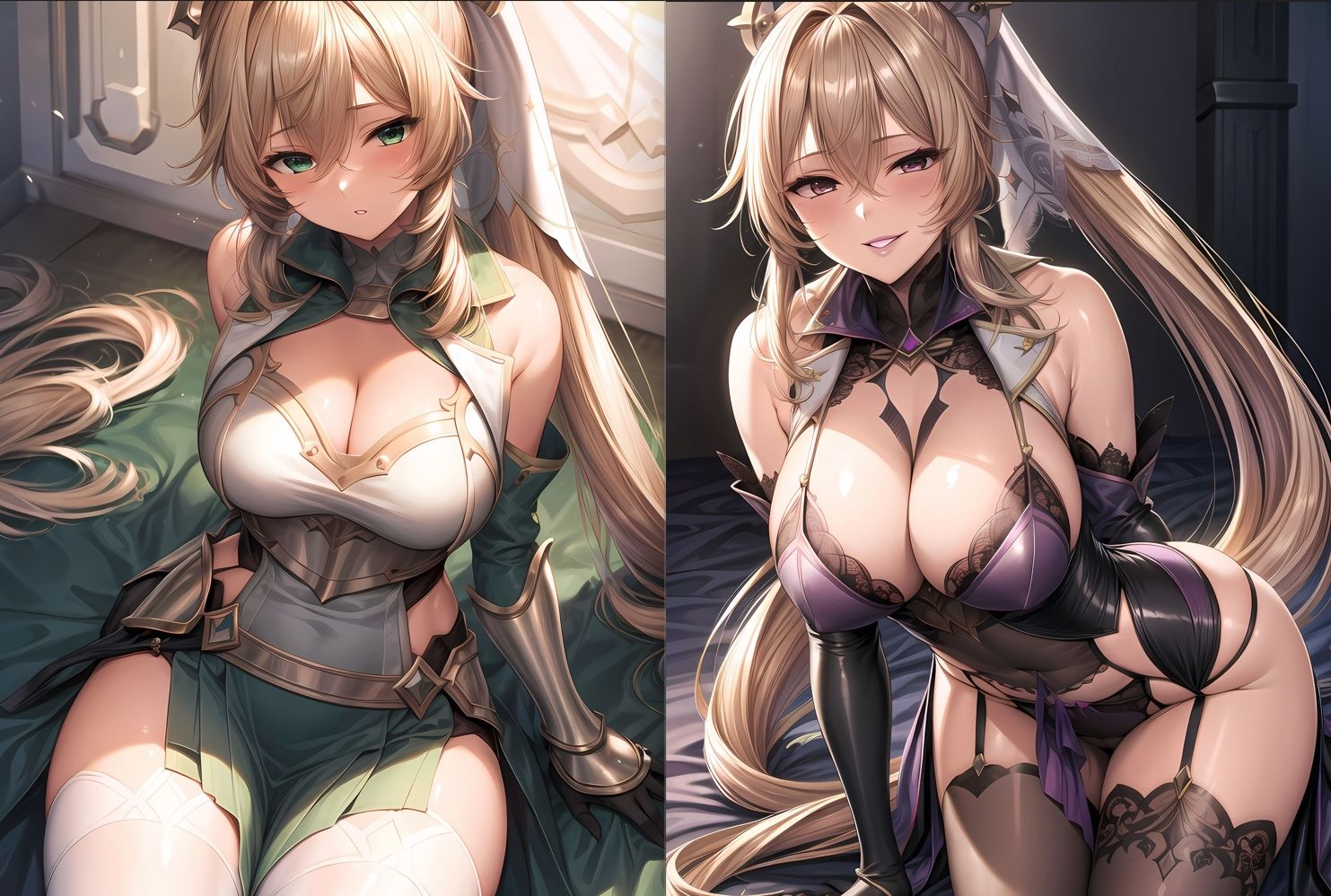 サンプル画像1:悪堕ちリーファ(ochiruevil) [d_310677]