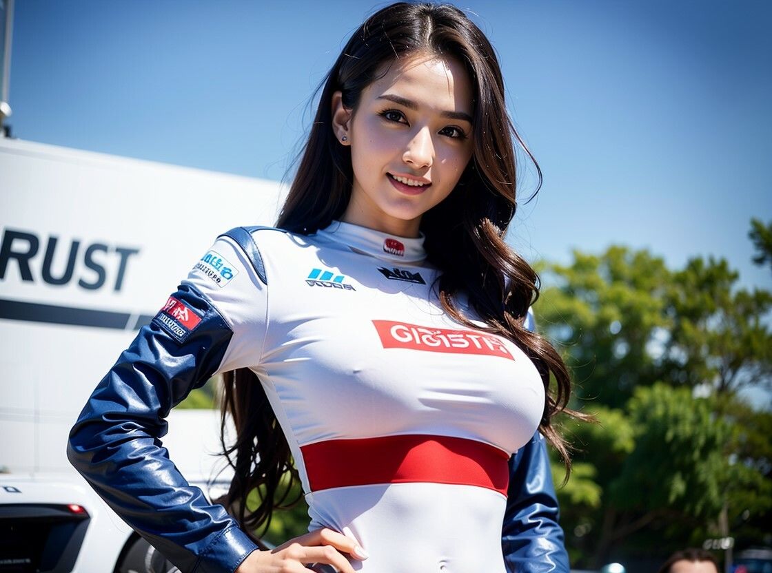 サンプル画像4:レースクイーン巨乳美女【サーキット場の天使たち】(妄想カメラマン) [d_310686]