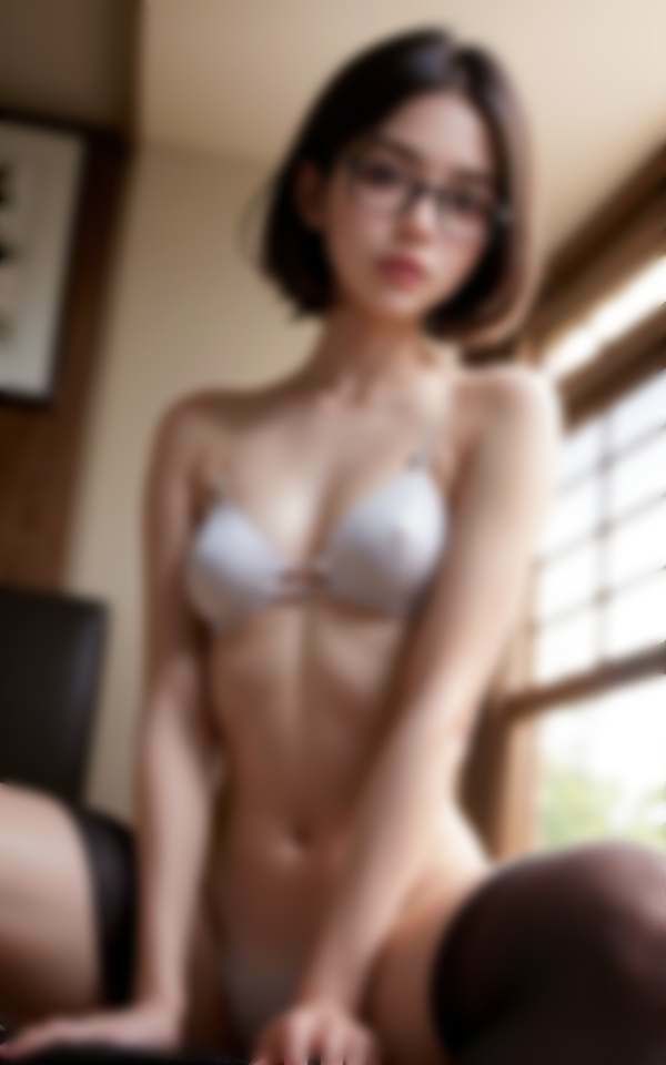 サンプル画像1:メガネ・貧乳っ子写真集(激安特価SALE) [d_310688]