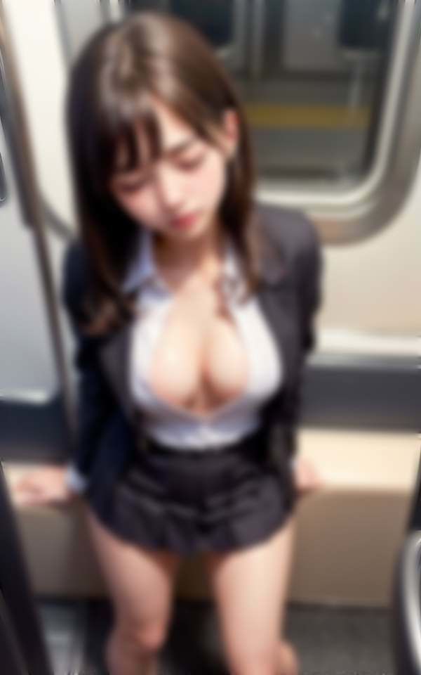 サンプル画像4:電車で寝ちゃった無防備なあの子を…？(愛LABO出版) [d_310790]