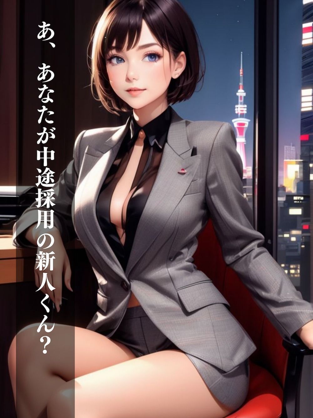 サンプル画像2:秘書課=別名エロ課！君は誘惑に耐えられるか？！全員出社せよ！？(matualy books FANTASIA) [d_310806]