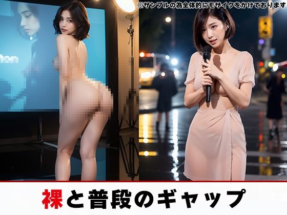 サンプル画像3:【全480枚】「報道キャスターの特別なリポート」 -AIで描く究極の美女達-(AIで絶世の美女を作る) [d_310829]