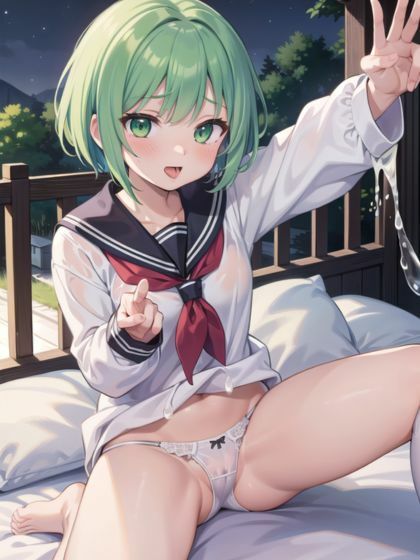 サンプル画像1:催●JKロリコンビッチ野外プレイ(梵天) [d_310857]