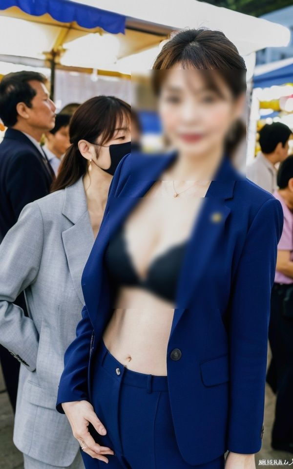 サンプル画像1:熟女政治家 海外視察inタイ ナイトマーケットでハメ外し(おてぃんこ) [d_310956]