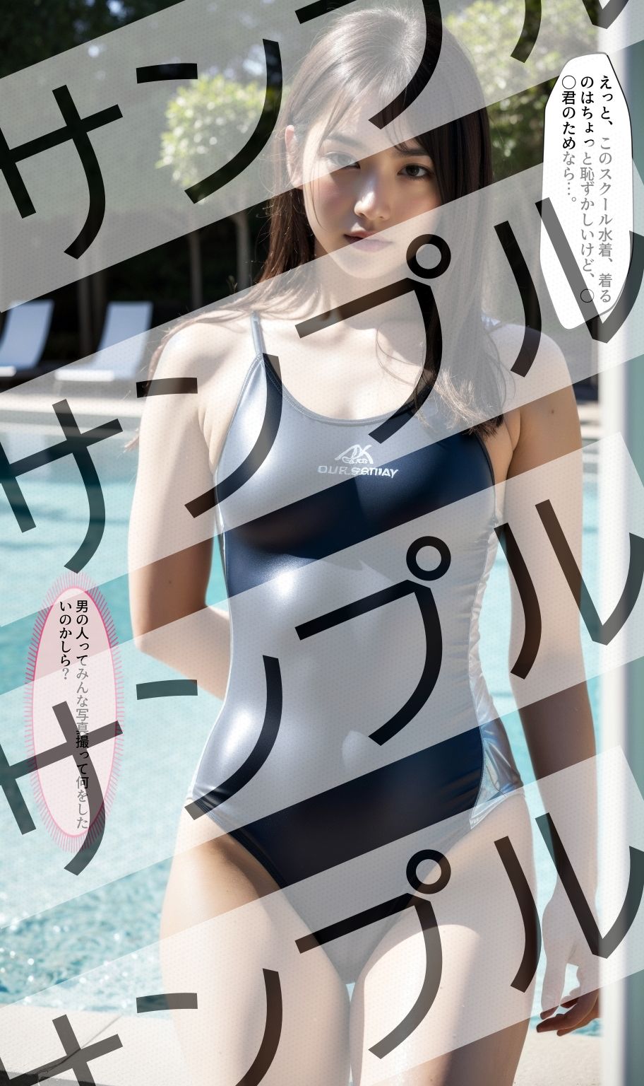 サンプル画像4:オトナのスクール水着 vol.1(あらぶるま) [d_310963]