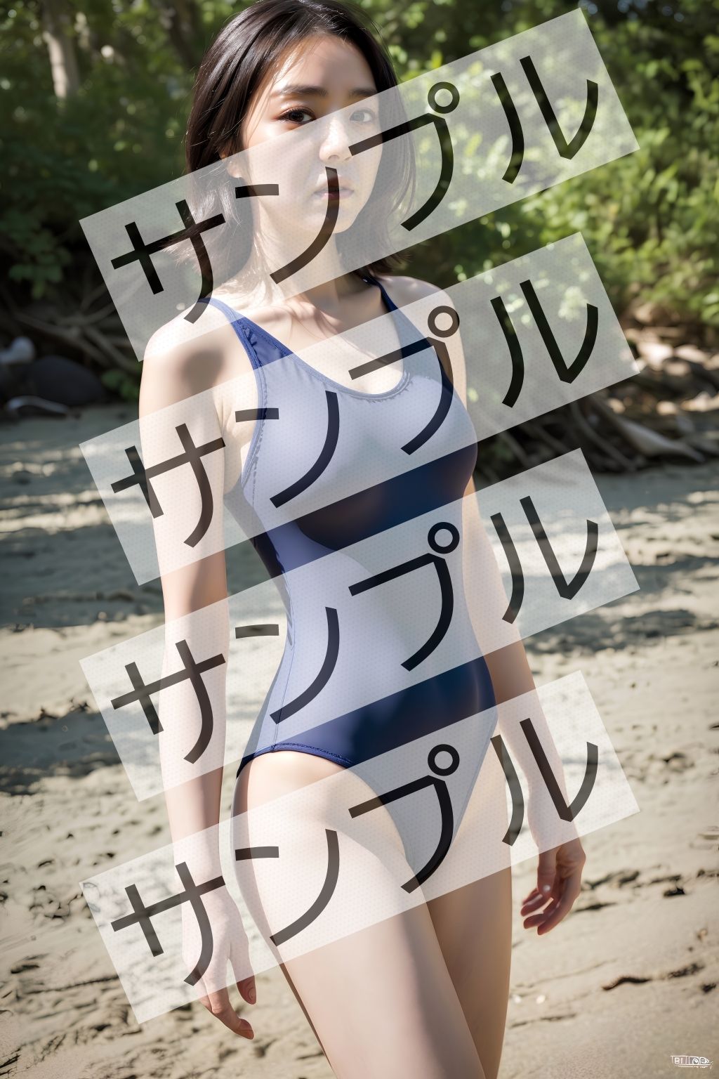 サンプル画像3:熟女のスクール水着 vol.1(あらぶるま) [d_310984]