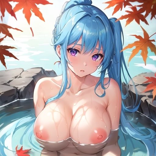 サンプル画像4:忙しい人に代わってAIさんに秋の温泉に行ってもらう(参番茶屋) [d_311009]