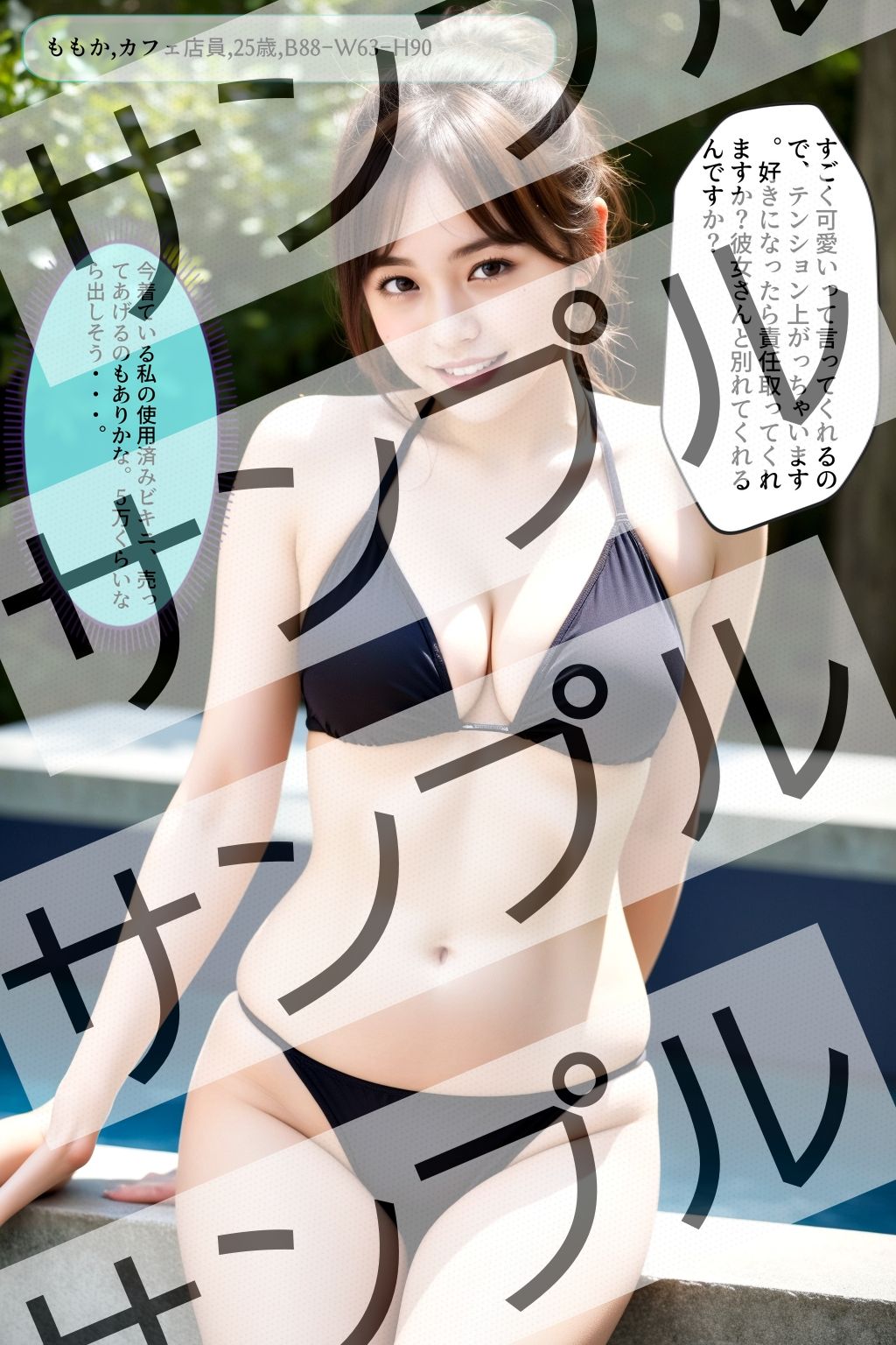 豊満美女のムチムチビキニ vol.1のサンプル画像 6