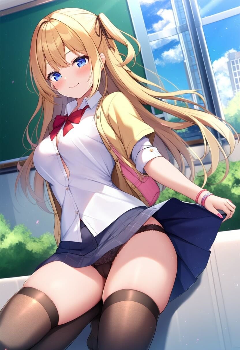 サンプル画像4:「見ちゃダメ！」JKパンチラ・泣き顔＆怒った顔アリ(撮影記録イラスト係) [d_311034]