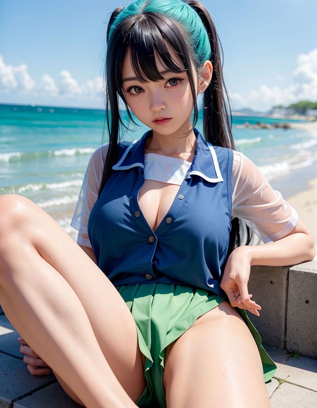 サンプル画像5:汚れなき女子校生たち(フェチ研究所) [d_311112]