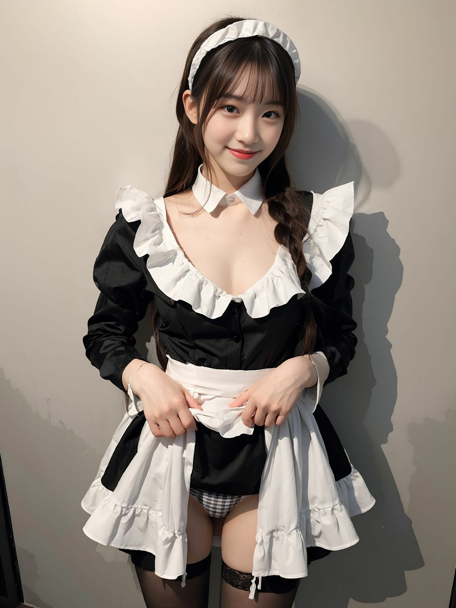 サンプル画像1:ときどきHなゴスロリメイド(AIイラスト生成サークル) [d_311175]