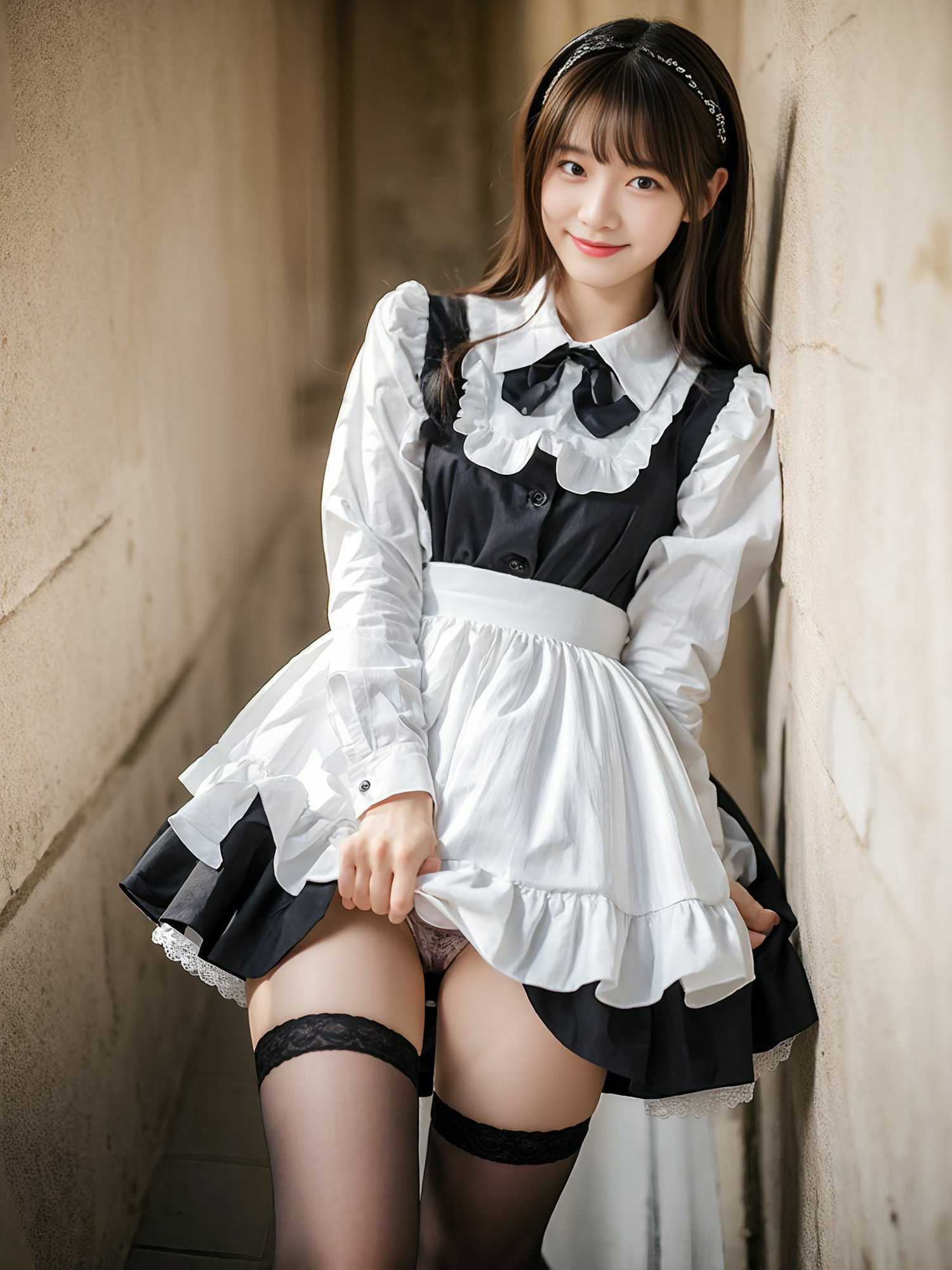 サンプル画像2:ときどきHなゴスロリメイド(AIイラスト生成サークル) [d_311175]