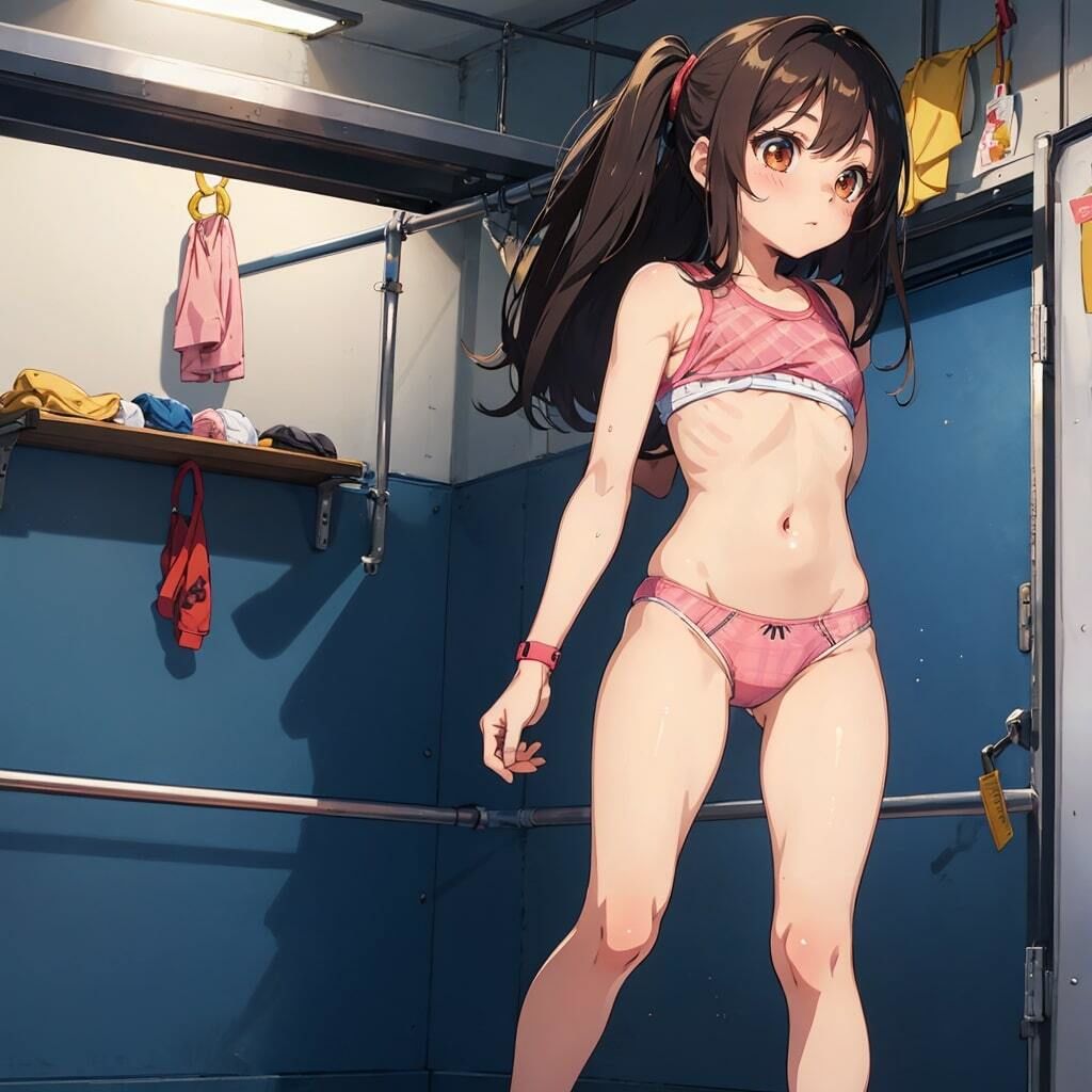 サンプル画像5:着替え中 -トレーニングウェア編-(うさぎ温泉) [d_311194]